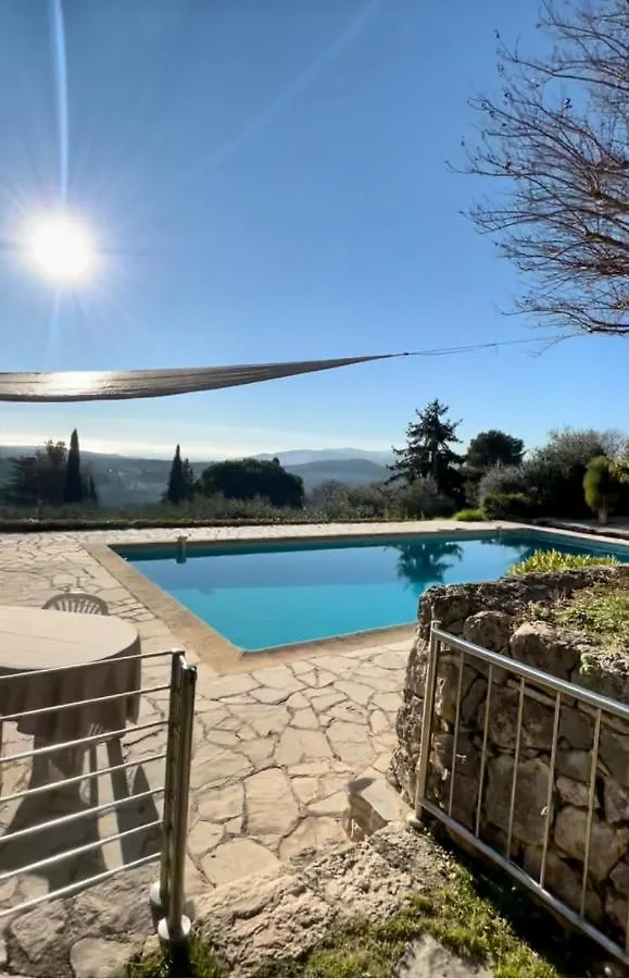 Villa Atypique - Vue Mer Et Piscine Chauffee Γκρας