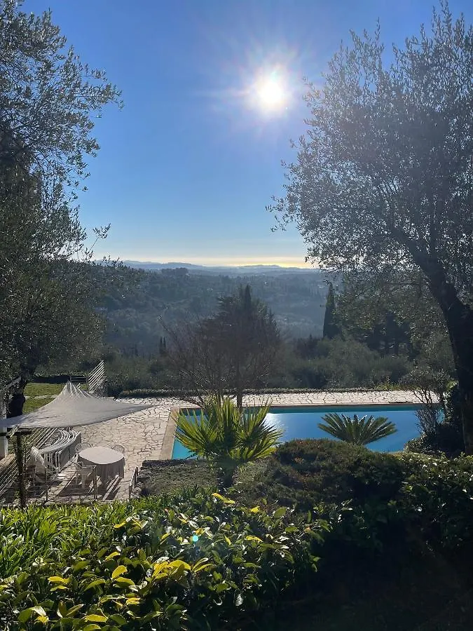 Villa Atypique - Vue Mer Et Piscine Chauffee Γκρας Γαλλία