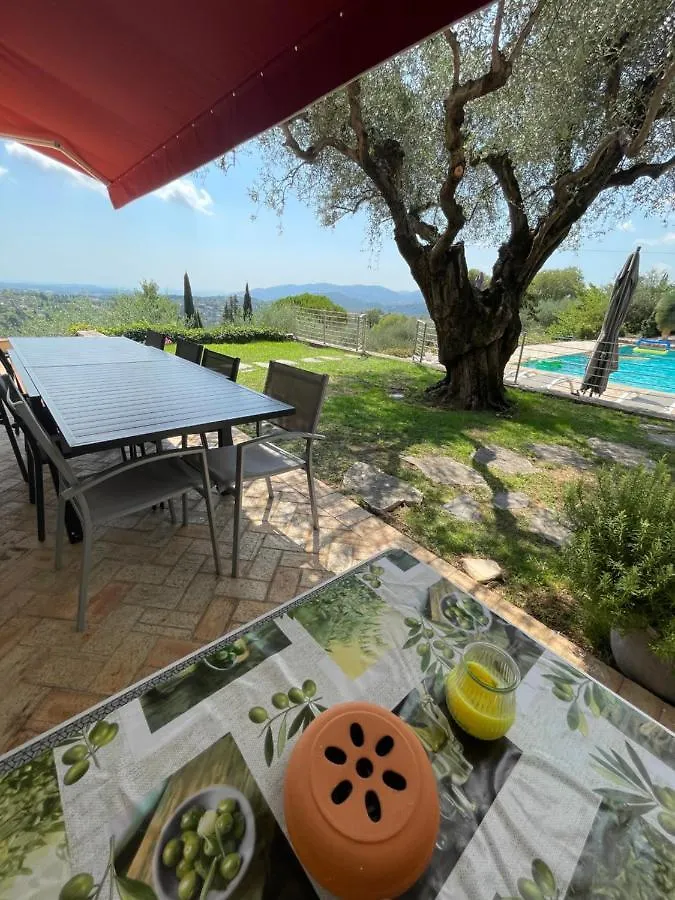 Villa Atypique - Vue Mer Et Piscine Chauffee Γκρας Γαλλία