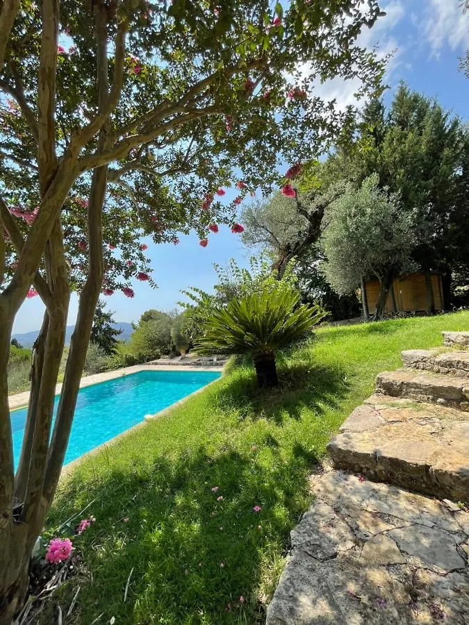 Villa Atypique - Vue Mer Et Piscine Chauffee Grasse