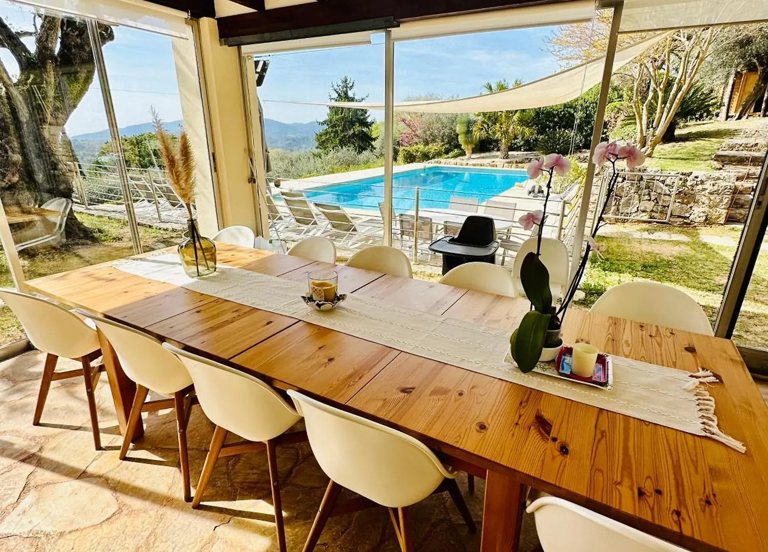 Villa Atypique - Vue Mer Et Piscine Chauffee Γκρας 0*,